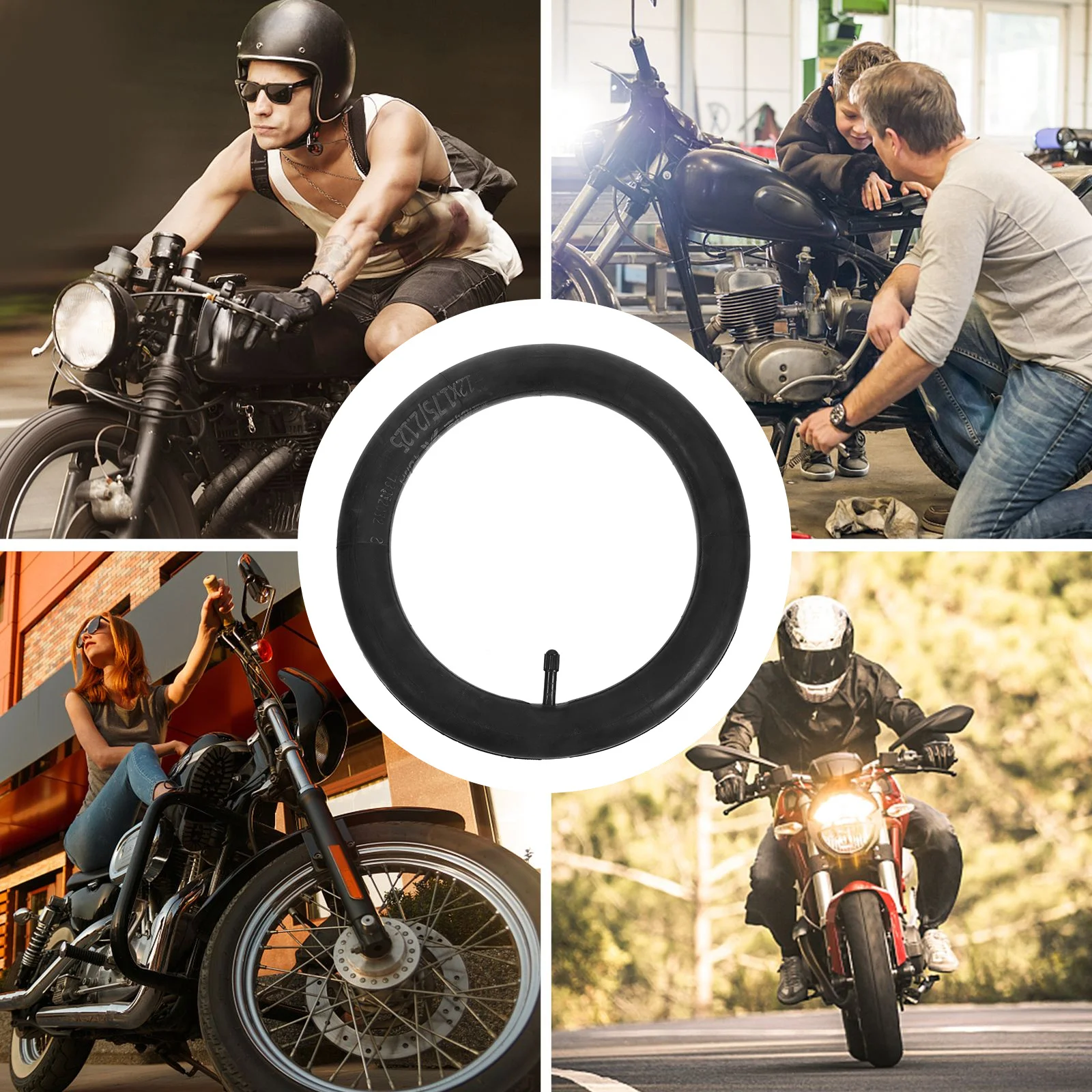 

Shockproof Bike Inner Tube Durable Cycling Tube Puncture Resistant Easy Install No Professional Tools Required Sports Bicycles