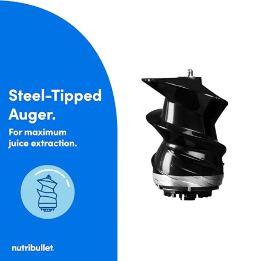 عصارة بطيئة بمحرك هادئ ووظيفة عكسية لاستخلاص العصير الصحي، تصميم سهل التنظيف مع مواد خالية من مادة BPA باردة