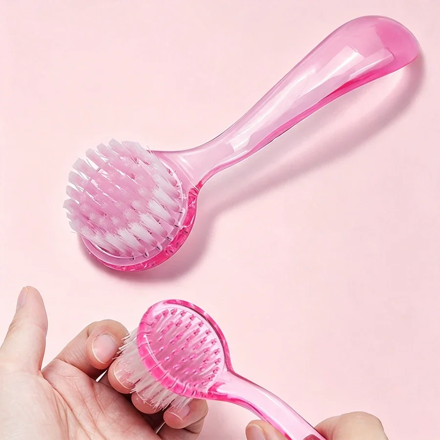 Manicure Nail Art Cleaning Brush with Cap - Dust Scrubbing Cleaner for Nails And Toes - Makeup Manicure Tool