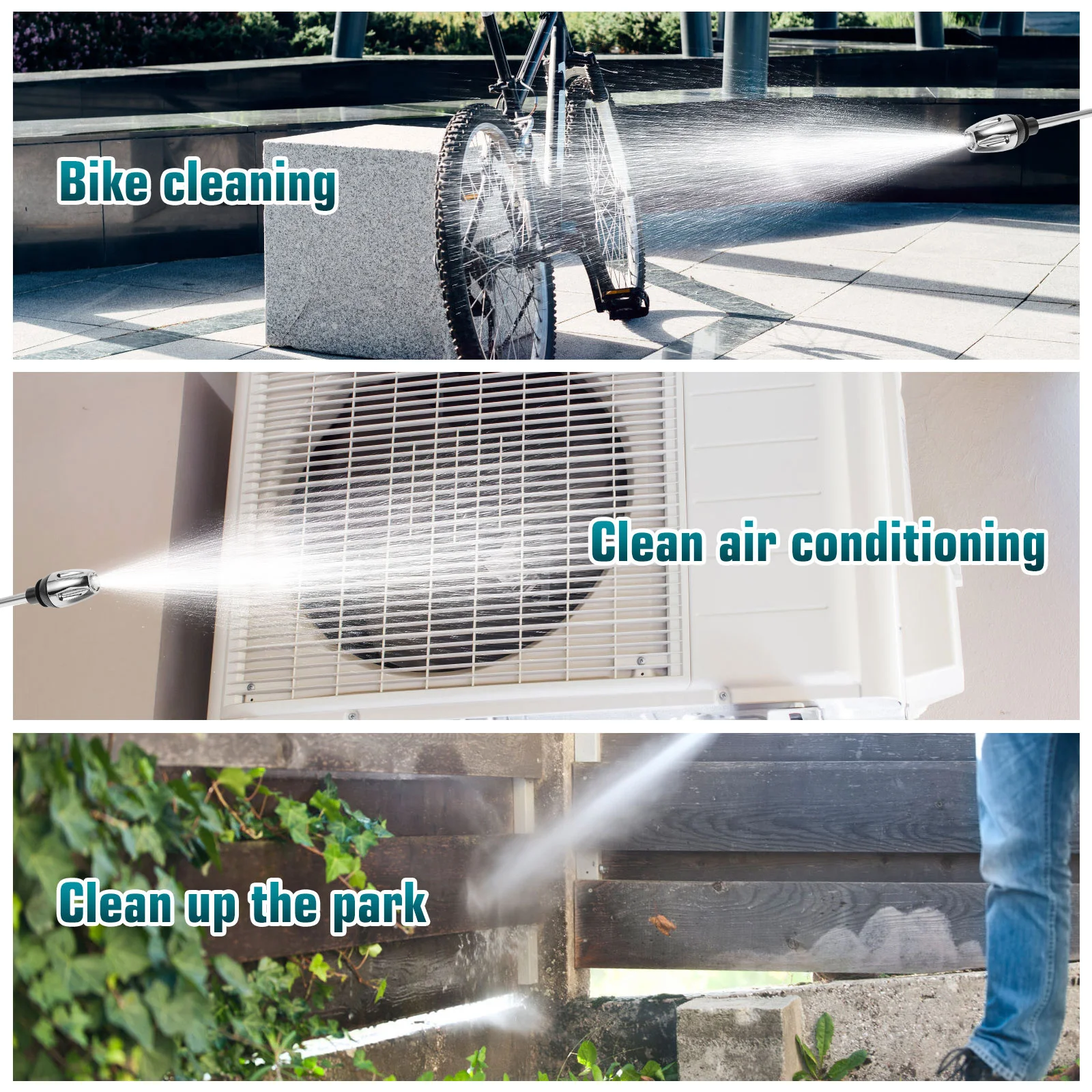 

Handheld High Washer Adjustable Water Flow For Car Garden Cleaning Portable Pressure Cleaner Garden Hose Pressure Washer