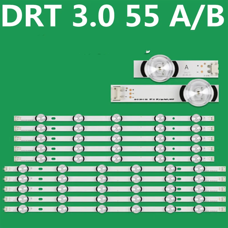 

New LED Backlight Strip For 55LY340C-CA DRT 3.0 55" A/B Type 6916L-1987A 6916L-1988A 55GB6310 55GB6500 55GB6580 HC550DUN-VSHS2