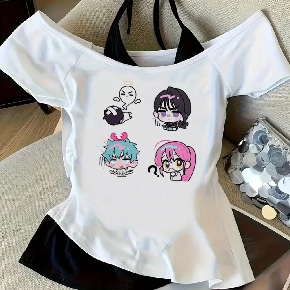 Alien Stage cropped top shoujo gyaru korean fashion cutecore scene  goth t shirt y2k manga cute gothic
