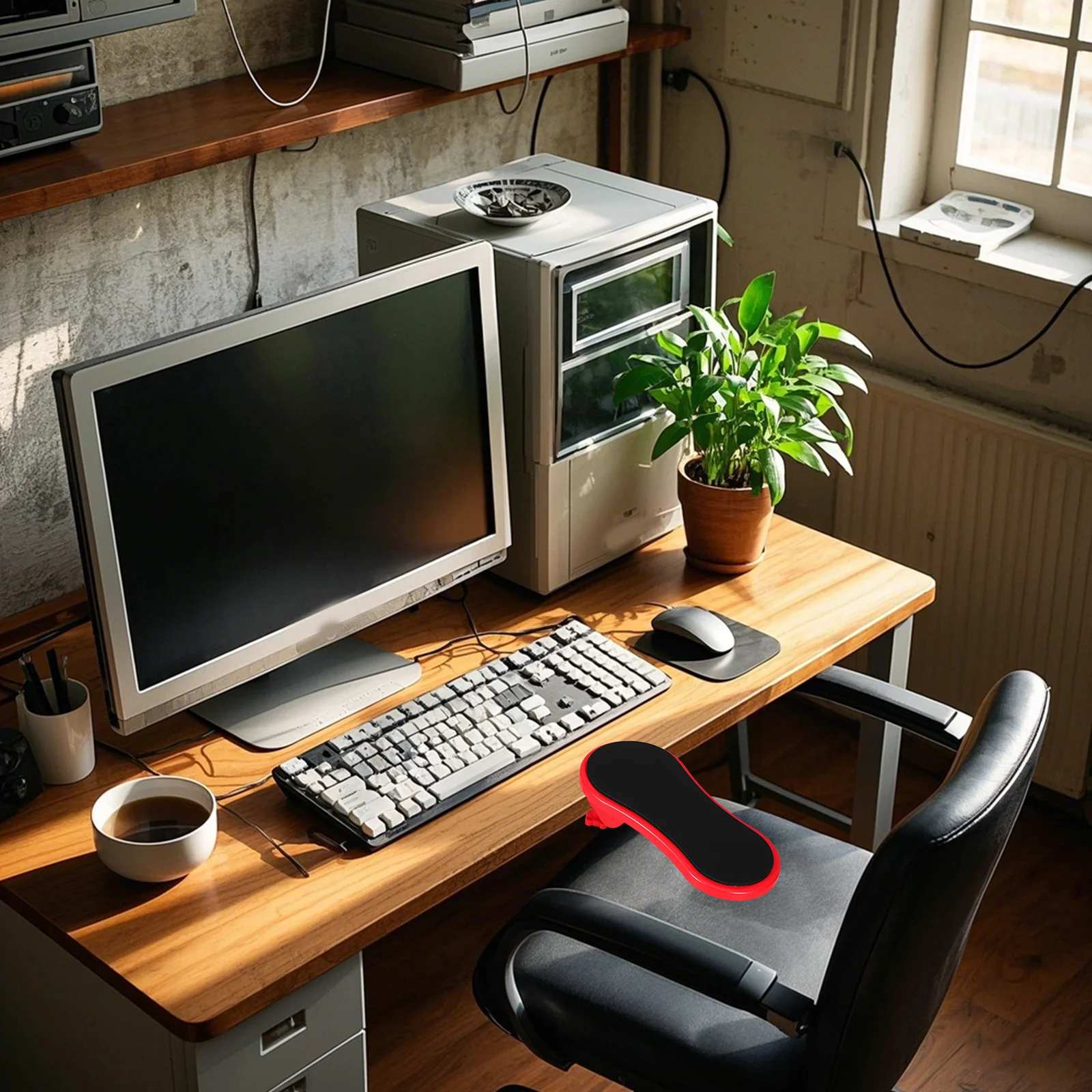 

Ergonomic Wrist Rest Pad Non-Slip Support Comfortable Arm Rest for Computer Mouse Desk Accessories Gaming Use Padded Mouse Pad