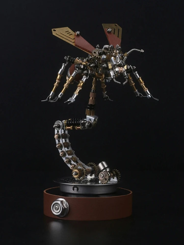 Mechanical Insect Iron Metal DIY Building Blocks 3D Three-Dimensional  Model Gift for Kid Adult Ornament  Figurines  Miniatures