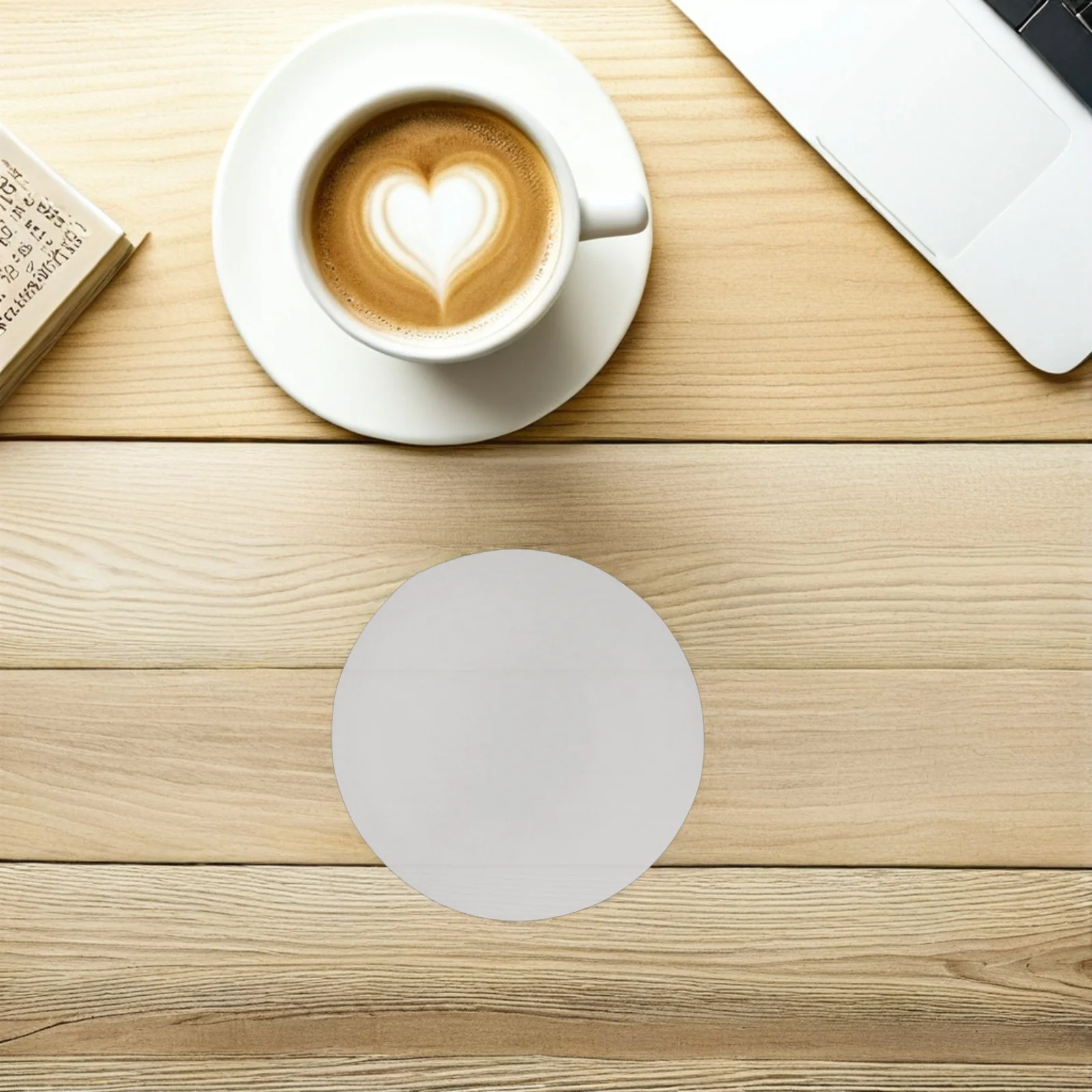 

1000pcs White Leakproof Cap Lid Liners Round Sealing Paper Pad Waterproof Spill Proof Paper For Plastic Drink Cup Milk Cup 13cm