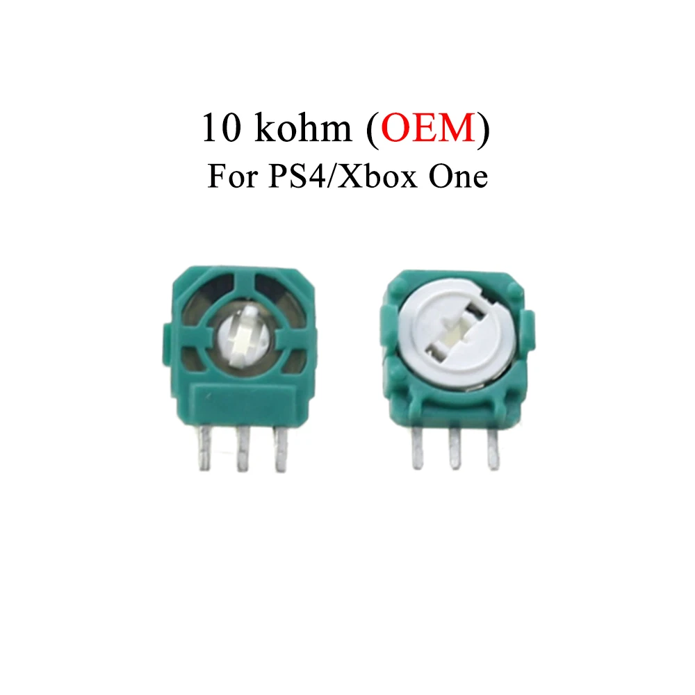 Sensor de microinterruptor analógico 3D para mando de PS4 y PS5, potenciómetro de resistencias de eje Thumbstick para Xbox one, 1 piezas