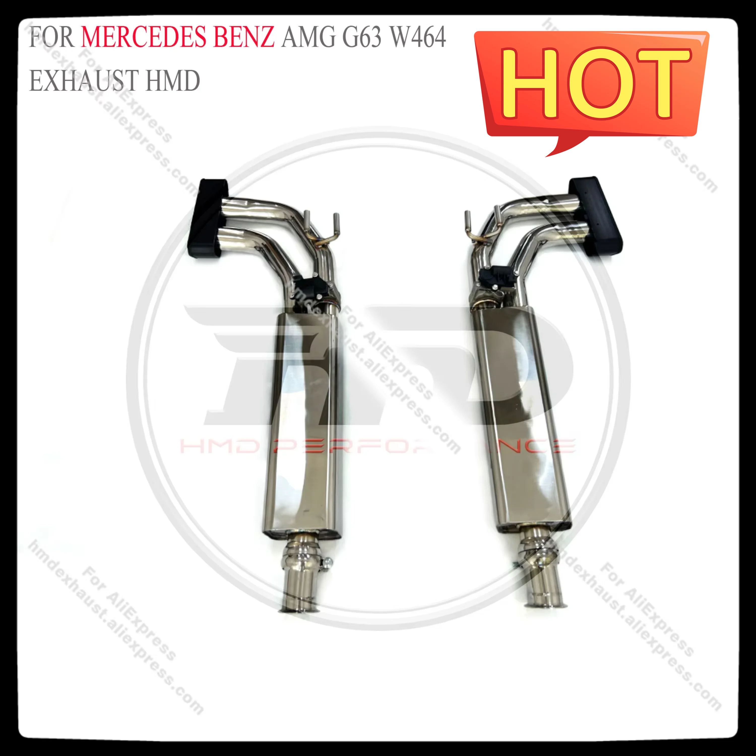 HMD  Exhaust System catback for  Mercedes Benz AMG G63 W464 With valves Car