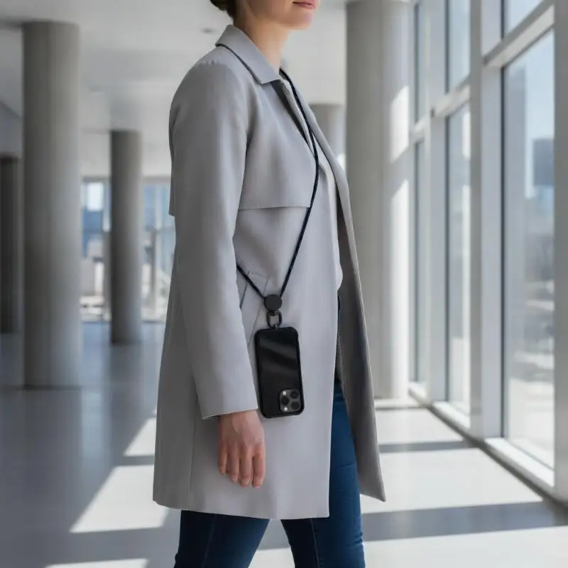 360° drehbares Handy-Handgelenksband, Anti-Verlust-Mode-Lanyard-Schlüsselanhänger, universell kompatibel mit allen Handys für Spaziergänge und Outdoor-Nutzung – Detail 7