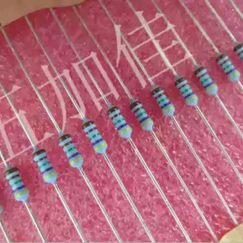 10-100pcs imported MRS25 4.75K 1% power 0.6W volume 1/4W 0207 metal film resistor