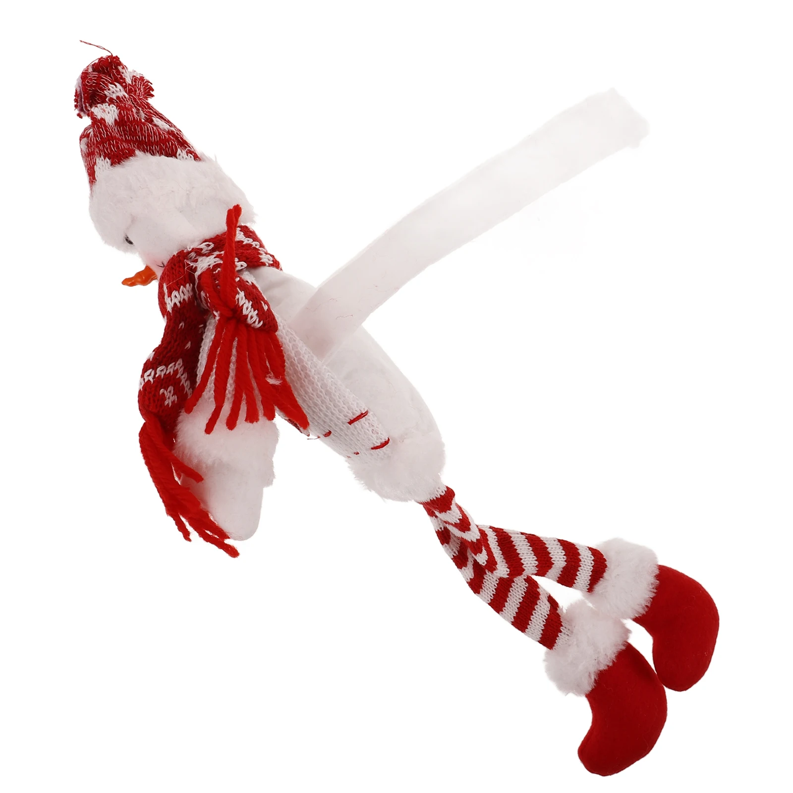 

Curtain Buckle Dangling Legs Snowman Elk Holder Decoration Christmas Magnetic Tiebacks Festive Window Fasteners Knitted