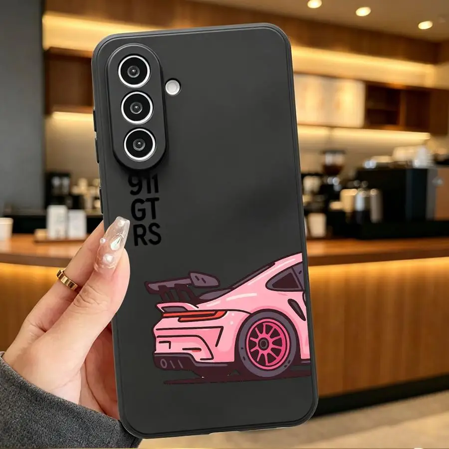 Case for Samsung Galaxy A57 A15 A53 A17 A55 A73 A51 A23 A25 A16 A37 A06 A52 A36 Phone Cover A13 A50 A12 A41 A70 Pink Cartoon