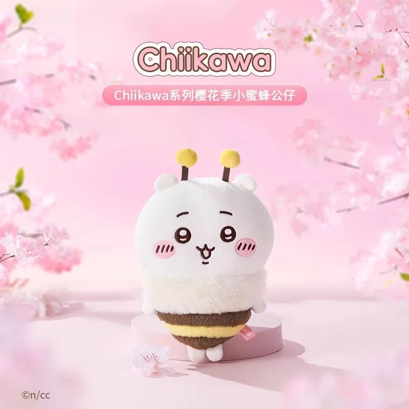 Chiikawa Sakura Honeybee Plush - Official Usacchi Doll with Flower Wings, Kawaii Spring Gift - Image 3