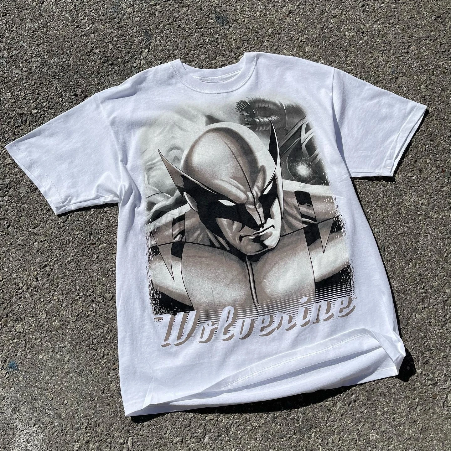 

Marvel Authorized American Retro Marvel Batman Design Sense Peripheral Men's and Women's Short-sleeved T-shirts