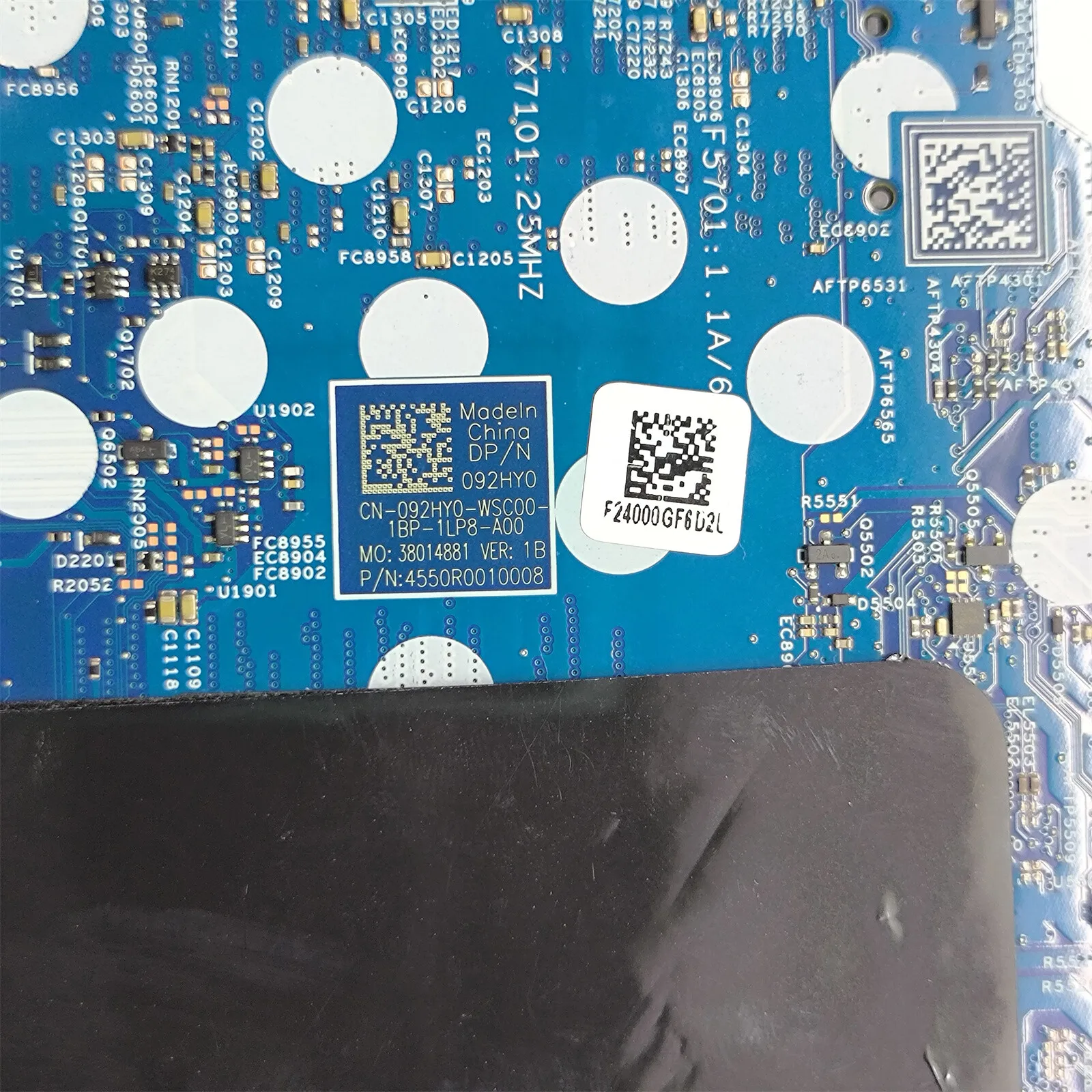 092HY0 92HY0 Laptop Motherboard System Mainboard For Dell Inspiron 5410 5418 5510 Onboard CPU 213108-1 i7-11370H GPU MX450 2GB