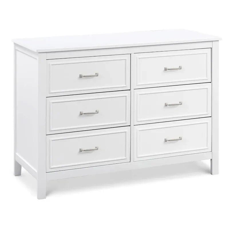 

Charlie 6-Drawer Double Dresser in White