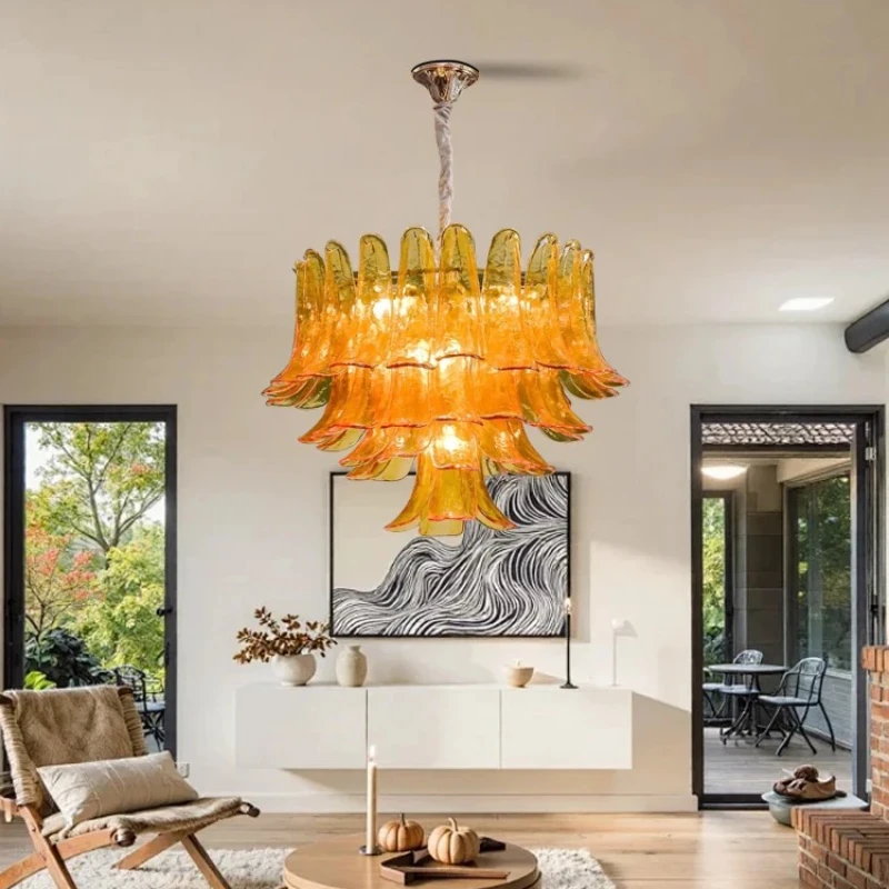 

Modern Vintage Amber Glass Pendant Light Art Decoration Home Upgrade Light Fixture Living Room Dining Room Cafe Kitchen Homestay