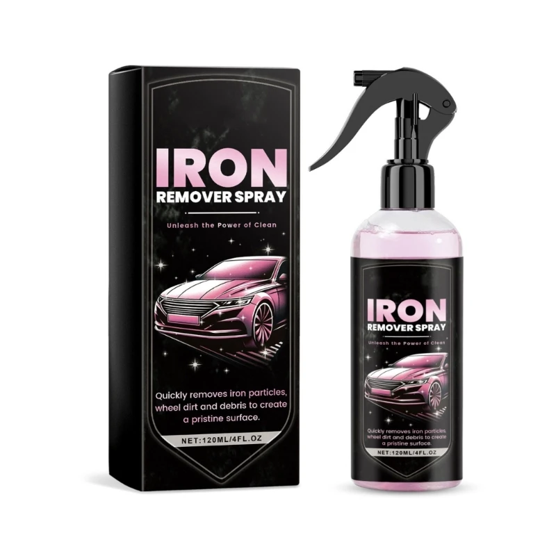 Car Paint Iron Remover Car Iron Particles Removal Effective Formula for Paint & Wheel Care