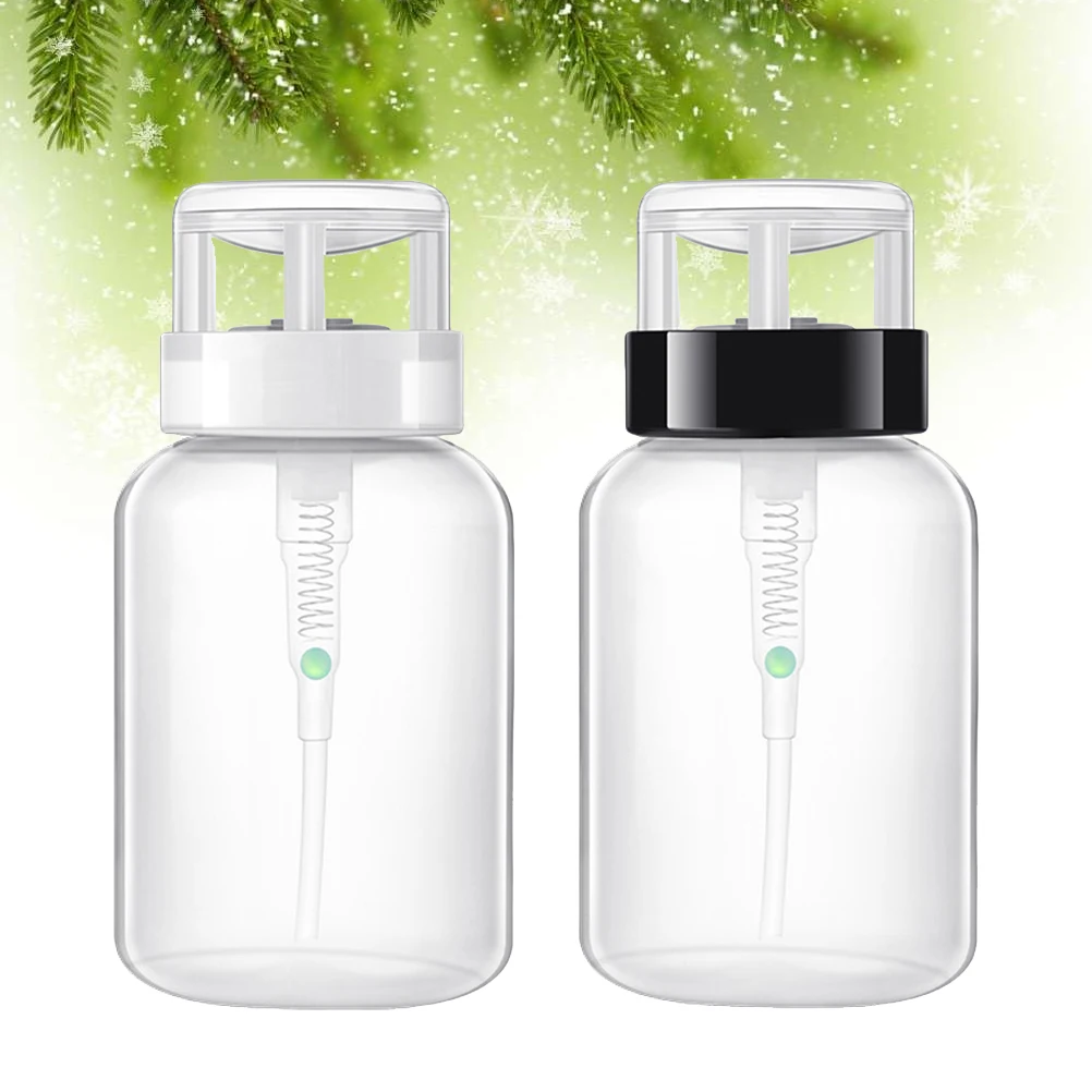 6 قطعة 210 مللي زجاجة فارغة قابلة لإعادة الملء لموزعات مزيل المكياج حاوية سفر محمولة خفيفة الوزن قابلة لإعادة الاستخدام صغيرة #4