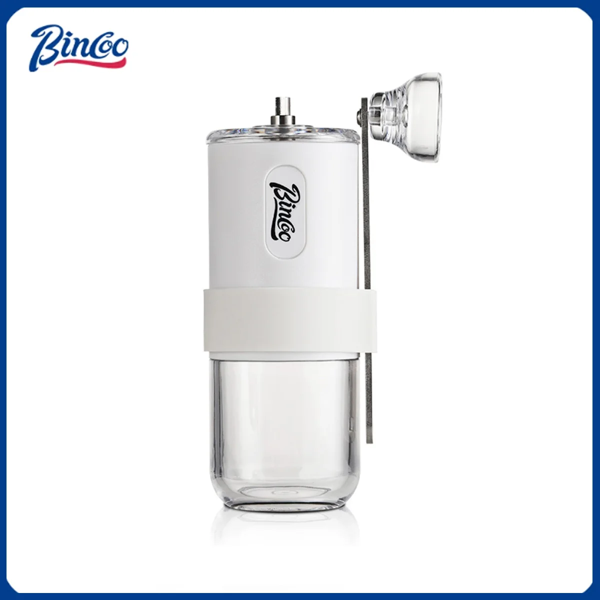 

BINCOO Manual Coffee Bean Grinder Foldable Portable Hand-crank Grinder Adjustable Ceramics Core Burr Household Barista Tool Sets