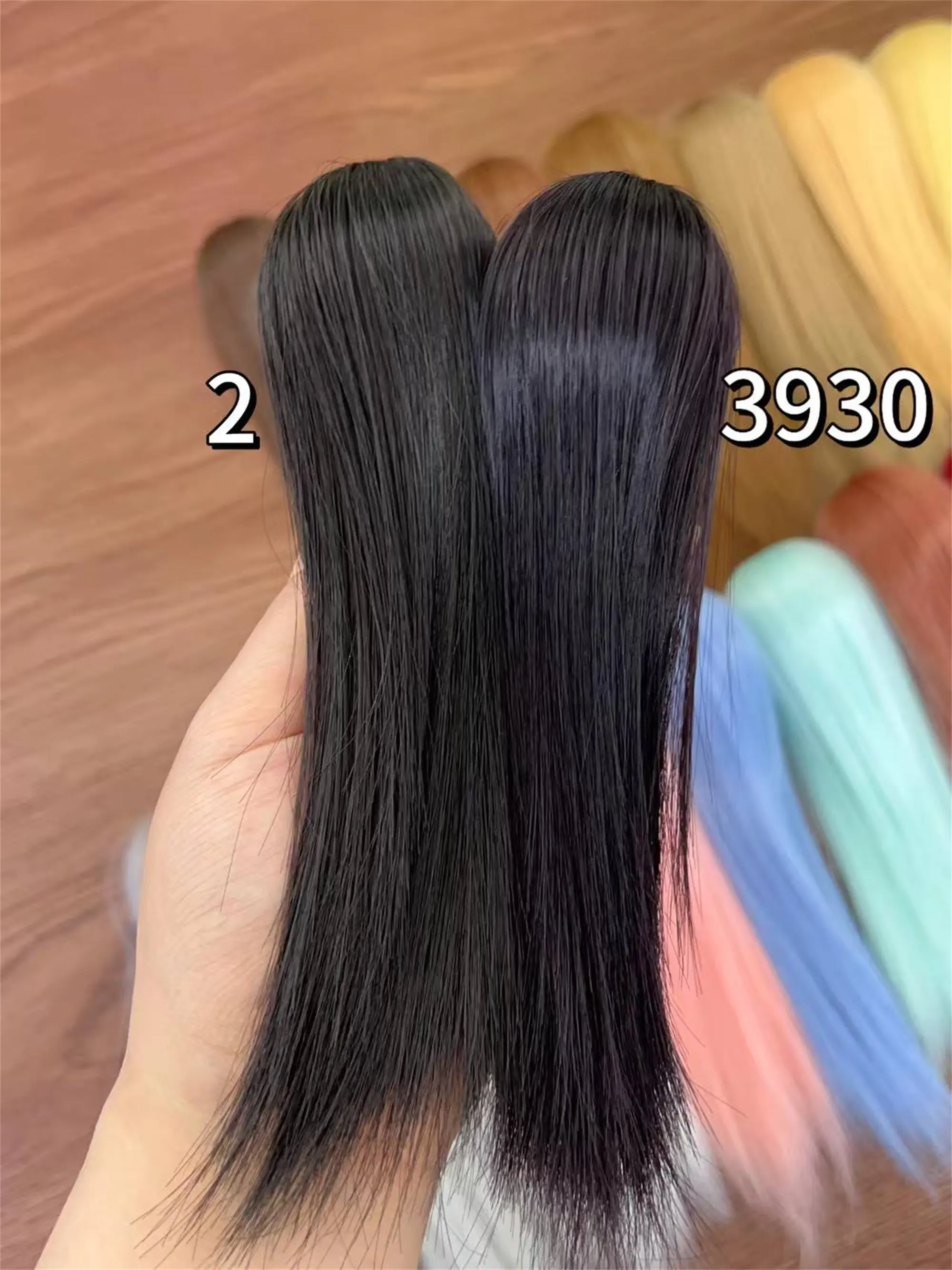 10.5 11 12cm Head Circumference In Stock BJD Wigs Tiny Special 1/6 High-Temperature Silk Cute Girls Doll Accessories
