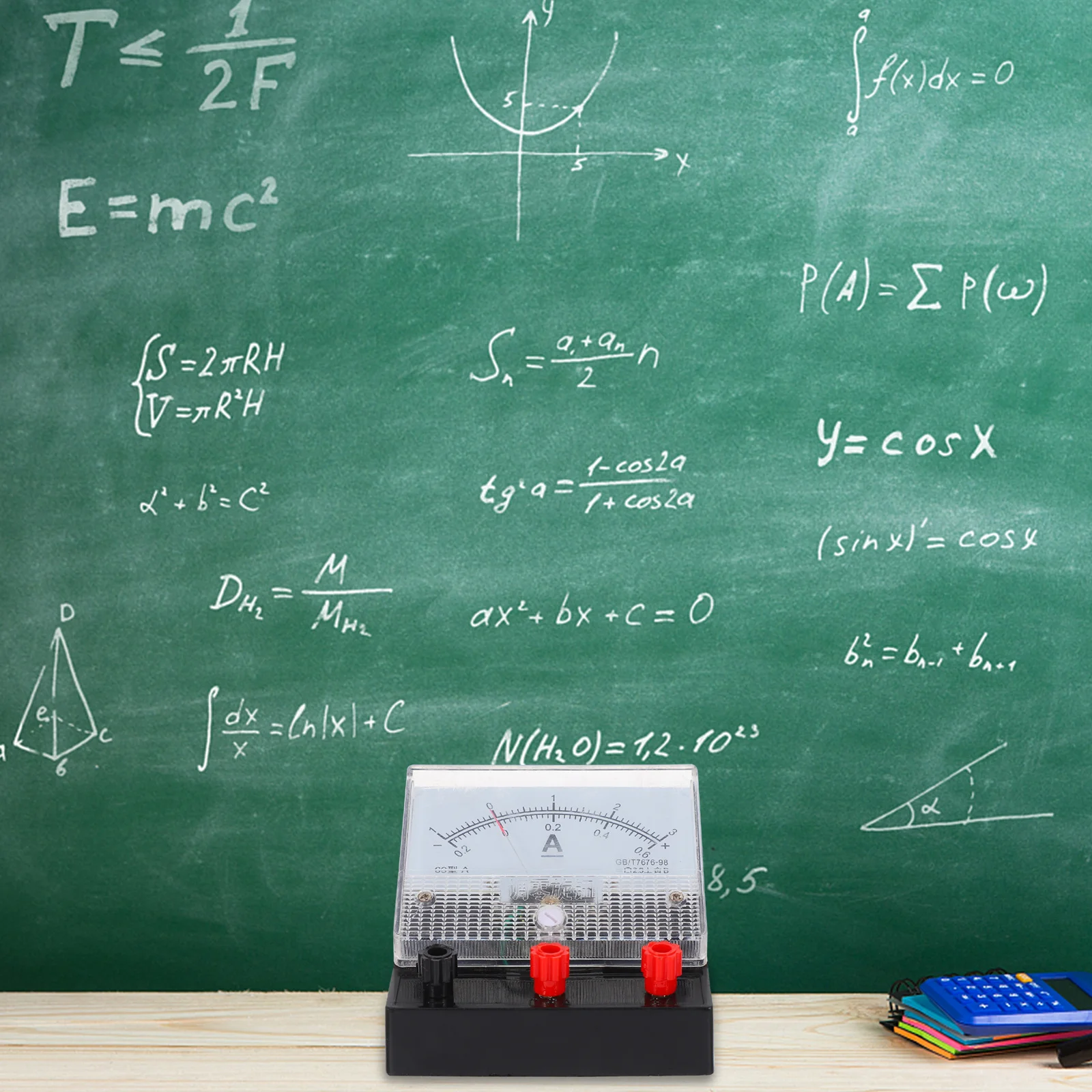 

Dual-range DC Meter Physics Experiment Tool Ammeter Electricity Apparatus Equipment Plastic