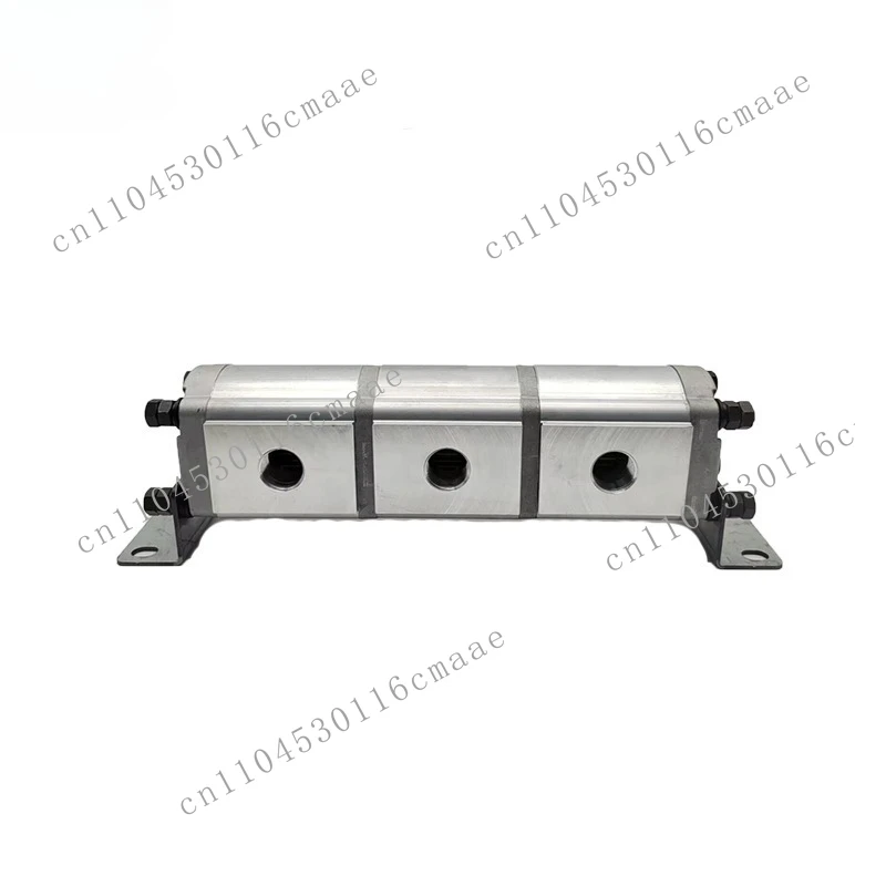 Hydraulic synchronous diverter motor, horse pump, one drag, three cylinders, synchronous gears, lifting balance, synchronization