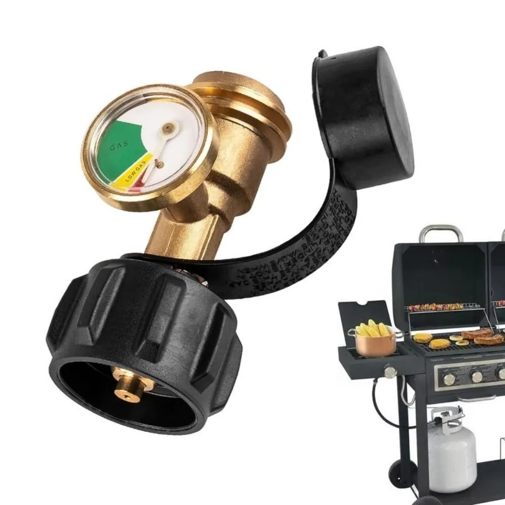 Conector de tanque de propano ajustable QCC1/tipo a prueba de polvo QCC1 adaptador de recarga de propano medidor de tanque de propano duradero a prueba de fugas