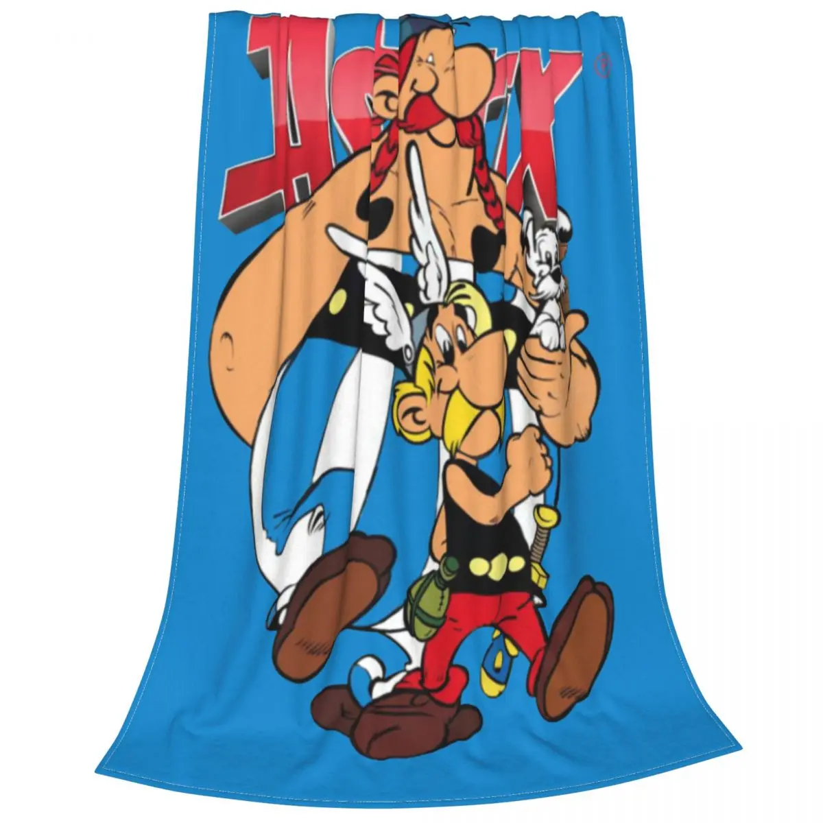 Asterix And Obelix Plush Blankets Custom Throw Blankets for Home 150*125cm Bedspread