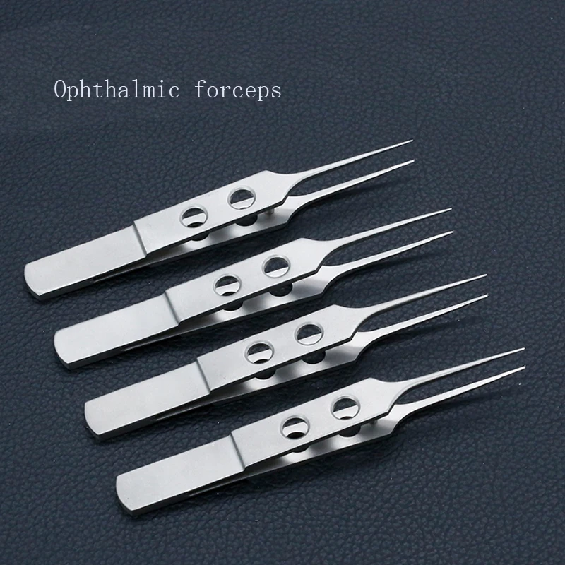 Double eyelid eye tweezers Fat tweezers Burying tool with teeth tweezers Small 8cm stainless steel eye tweezers with teeth