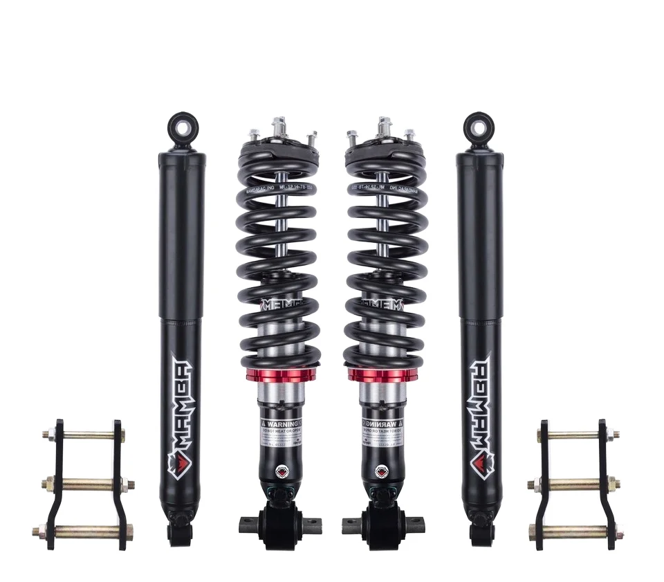 For Ford Ranger T9  Foam Cell Adjustable Car Shock Absorbers 2 Inches Lift Off-road Suspension Kit Coil Springs