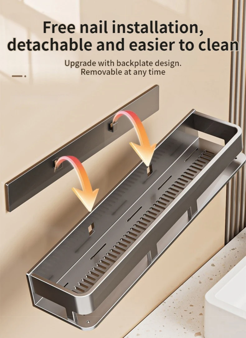Bathroom Rack Waterproof Shower Rack Corner Cosmetic Storage Rack