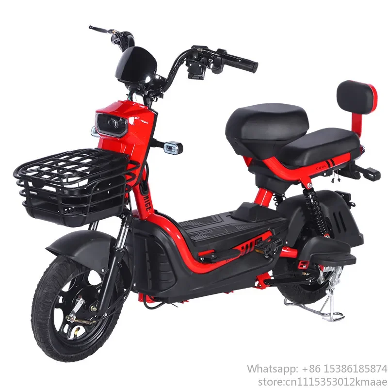 Lightweight Steel Frame Long Lasting Battery Rear Drum Front Disc Brake CE Certified Two Seater E-Bike