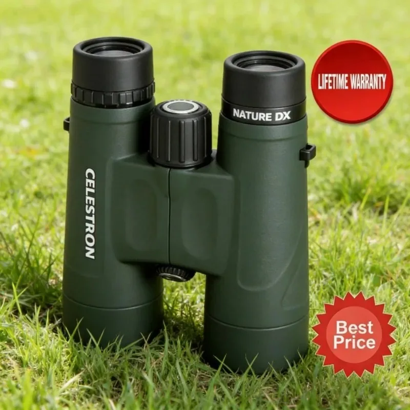Celestron Nature DX Binoculars HD 8X42 10X42 Phase Dielectric Coated BaK-4 Prism Fog Waterproof for Outdoor Birding And Camping