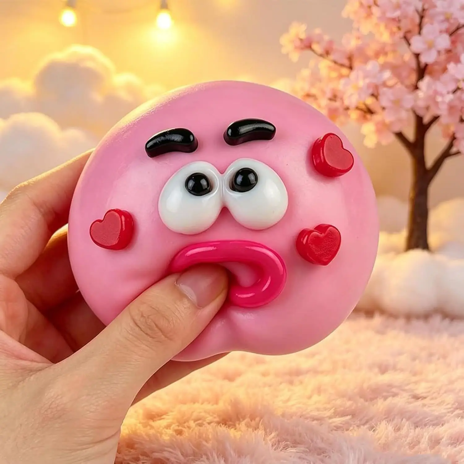 

2026 Smushers Squishy Curiosities Dog Face Swap Squishy Toy Soft Moldable Cute Slow Rise Squeeze Toy Relaxing Sensory