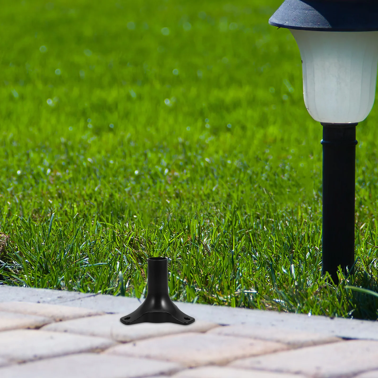 

6 шт. основание садового светильника, прочный сменный держатель из АБС-пластика для наружного газона, двора, солнечной дорожки, устойчивый держатель лампы