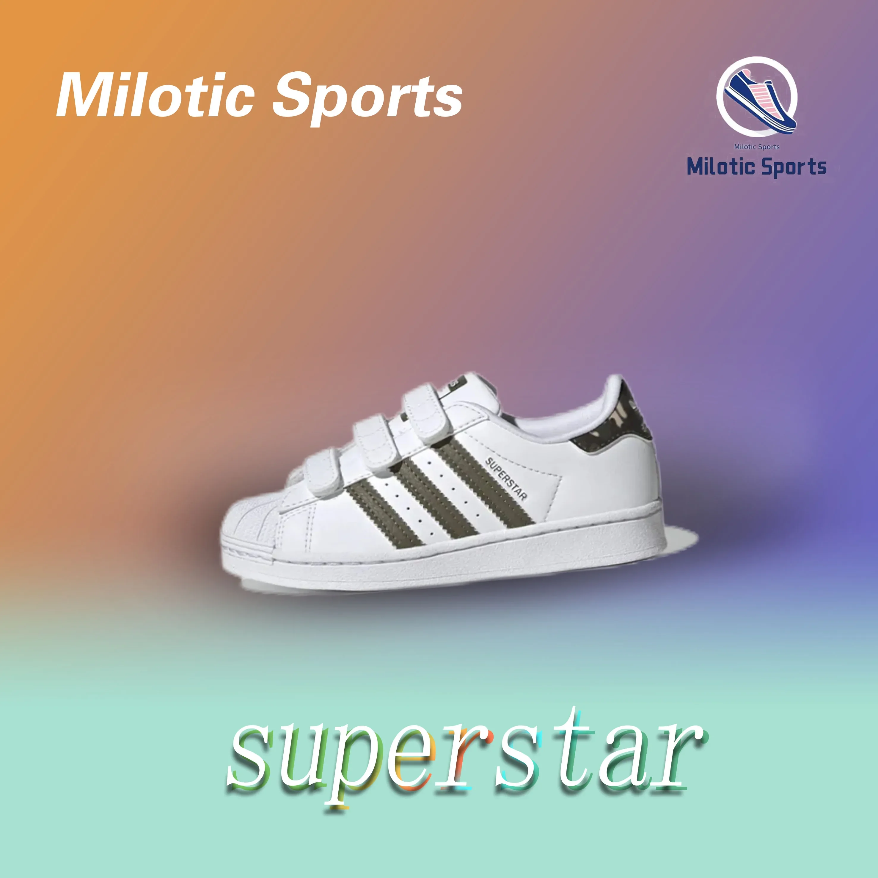 Adidas Originals superstar Zapatos informales bajos, antideslizantes, con absorción de impactos, resistentes al desgaste, cómodos y ligeros, color blanco