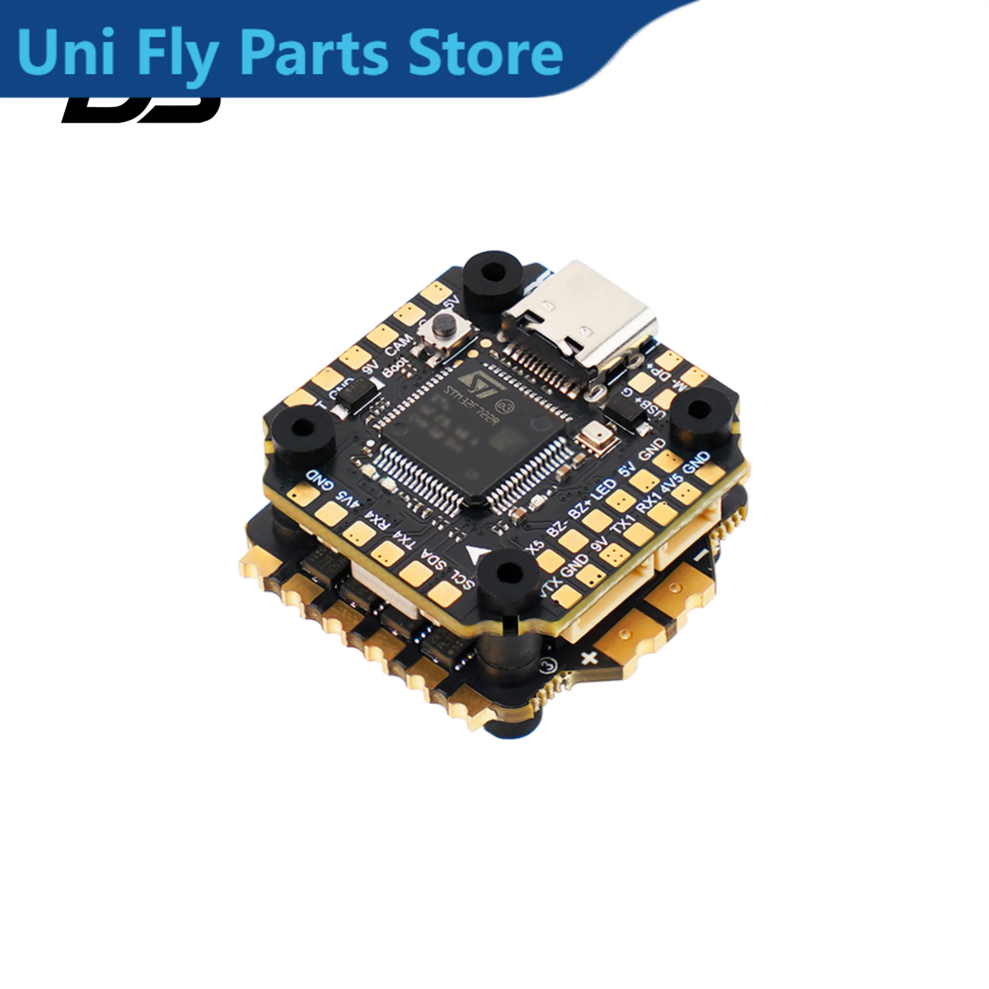 UniFlyDeepSpace TALOS MiniF722 Stack 40A ESC 3-6S 32bit Brushless Speed Flight Controller Suitable For FPV Freestyle Racing Dron