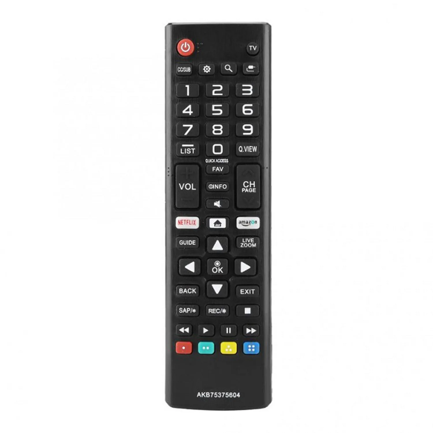 

Replace Remote Control AKB75375604 for LG TV 24LJ4840-WU 32LK540BPUA 32LK610B 32LK610BBUA 32LK610BBUAF 32LK610BPUA 43LK5400PUA