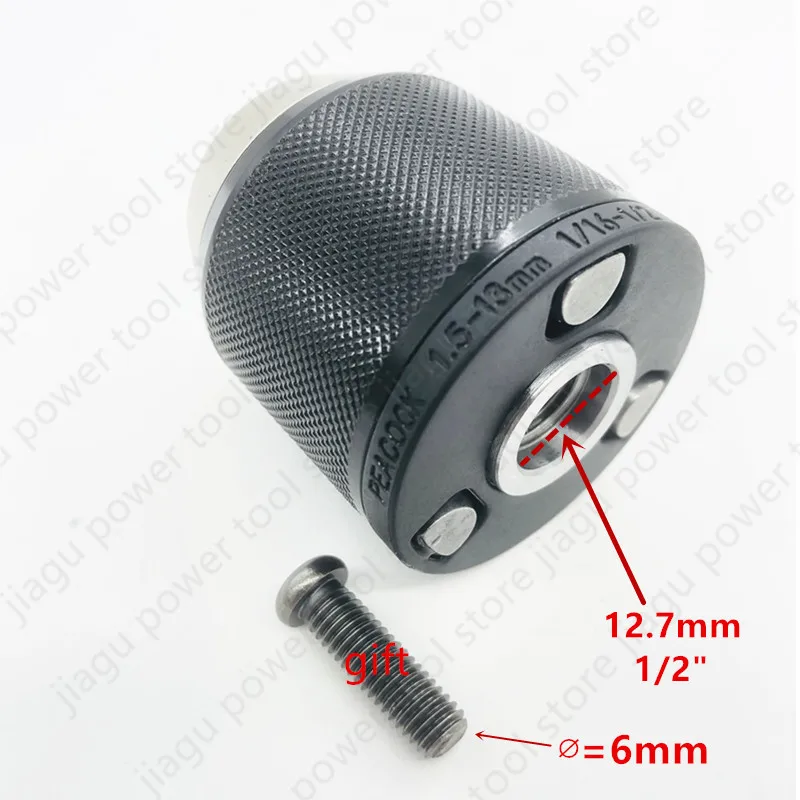 Keyless Chuck Replace for Milwaukee M12FIWF12 M12BLDDRC M12FPD2 M12FPD M18BPD M12BDD-202C M18BDD-202C