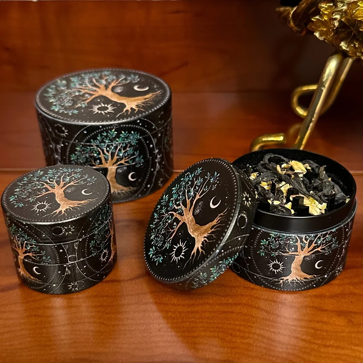 

1.4/1.8/2.4inch Life Tree 4-Layers Herb Grinder Zinc Alloy Crusher Manual Metal Cutter Raw Grass Grinder Smoking Tool Gift