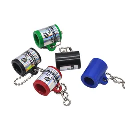pocket metal mini dougut key chain Smoke suppression ashtray split out door Multifunctional cigar smoking accessories tools