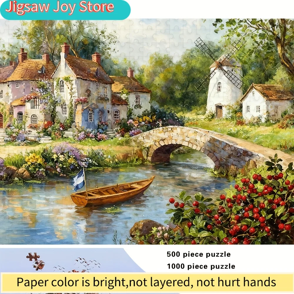 For Adults Jigsaw Puzzle - Challenging Large-Scale Brain Teaser with Complex Patterns, Portable Box for Family Game Night, /C
