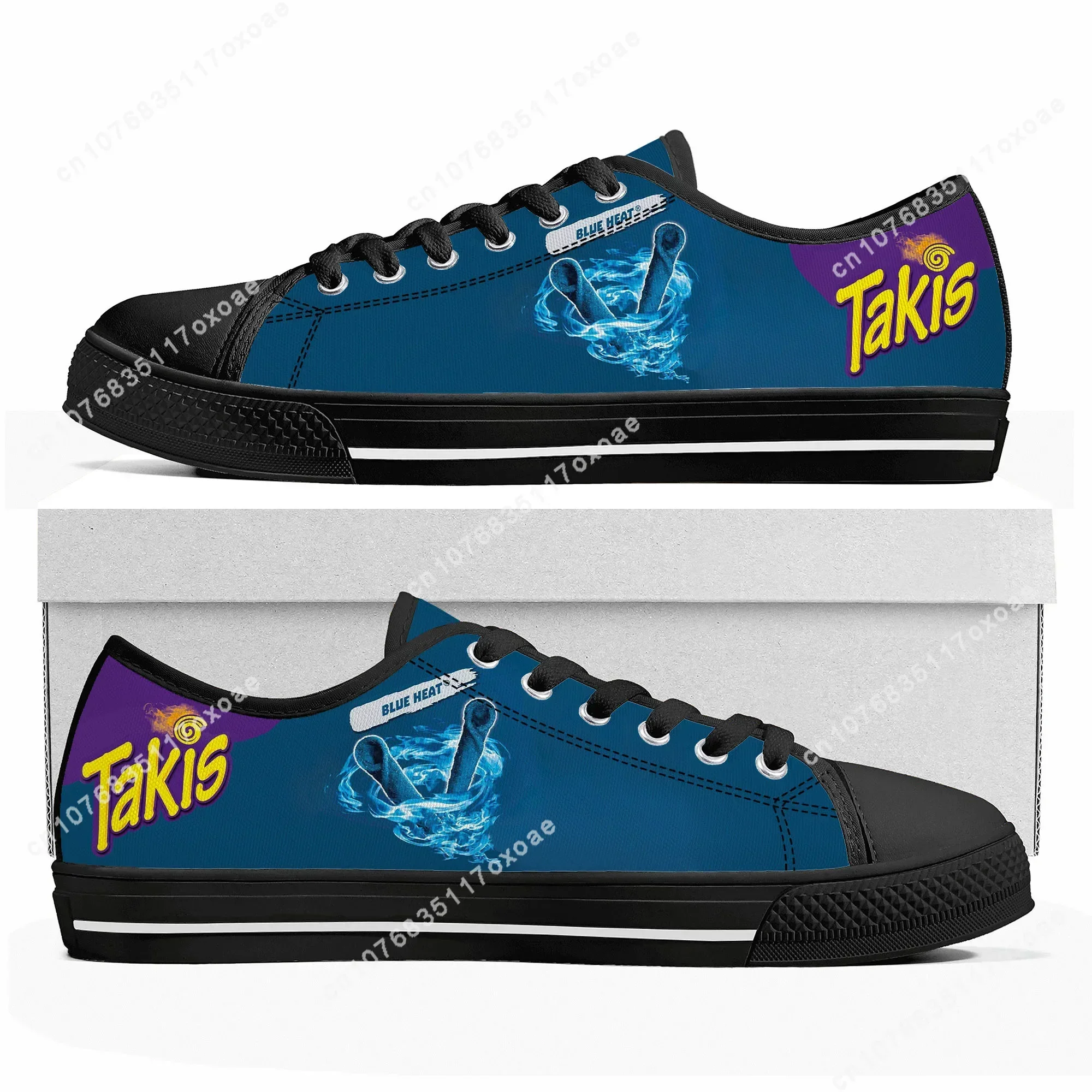 Funny Chips Takis Food Snack Low Top Sneakers Mens Womens High Quality Canvas Sneaker couple Casual Shoes Custom Shoe