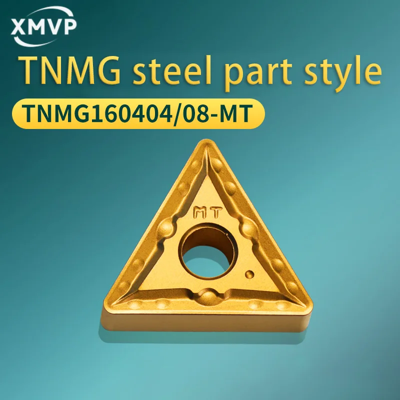 

XMVP 1PCS TNMG1600404 HQ Triangular CNC turning inserts, high-quality cylindrical turning tool steel parts turning inserts