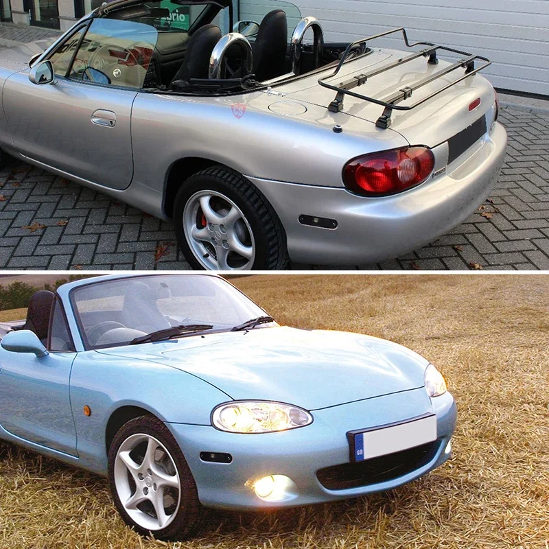 Smoked / Amber / Red Lens Front Rear Bumper Side Fender Marker Light Housings For Mazda Miata MX-5 1990-2005, No Bulb / Socket
