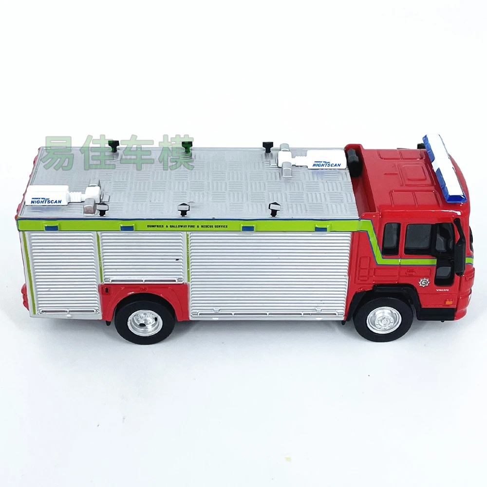 Diecast escala 1:64 reino unido 2000 volvo fl614 motor de bombeiros liga modelo de carro brinquedo colecionável presente lembrança exibição ornamento