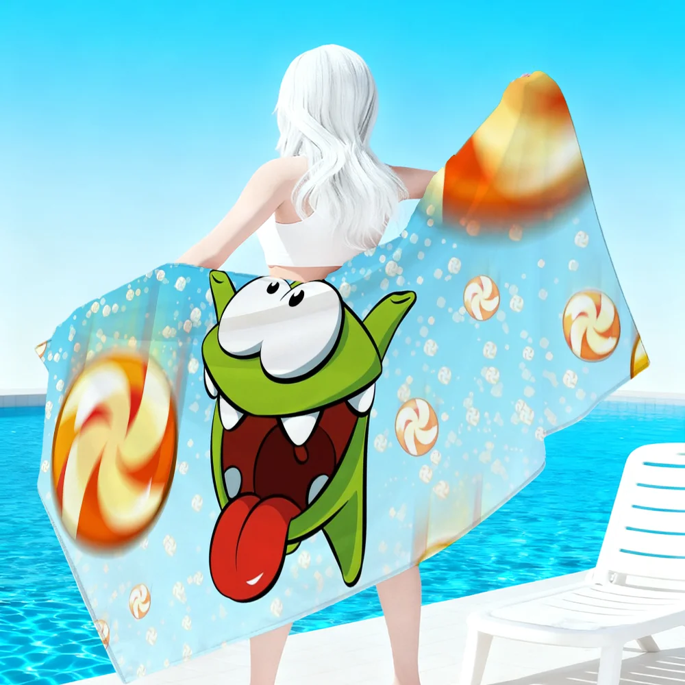 O-om أنيمي n-Nom منشفة هدية للسفر الصالة الرياضية ساونا السفر سبا دش التخييم سريعة الجافة الرياضة مناشف الشاطئ بركة لينة #3