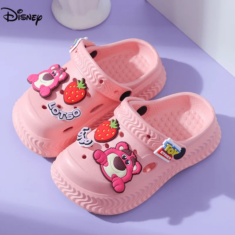 

Kids' Sandals LOTSO Summer EVA Flat Shoes For Girls Breathable Anti-slip Soft Bottom White Pink Beach Shoes Size 24-41
