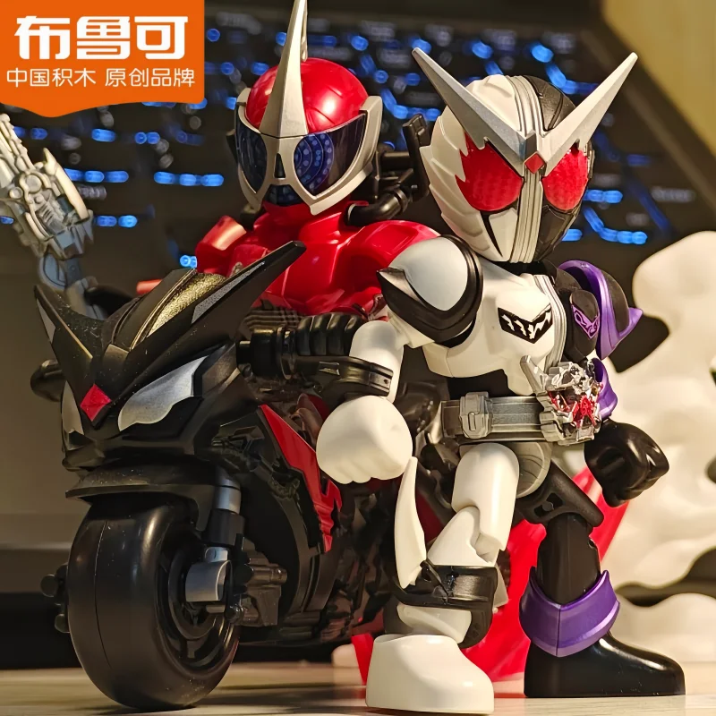 

New BLOKEES Kamen Rider Starlight Edition V3 Blind Box Ace Partner Figures Block Assemble Toy Model Boy's Birthday Surprise Gift