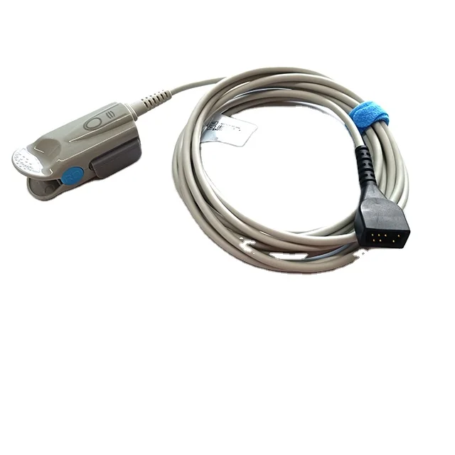

Non-black connector spo2 sensor DB9 adult clip 7 pins